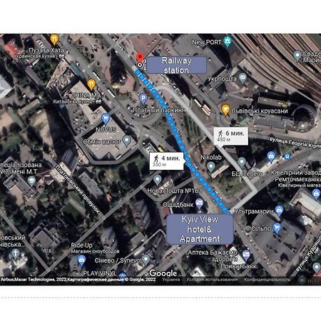 View Smart Apartment Kvartet Railway Station 4D Kyiv Exterior foto