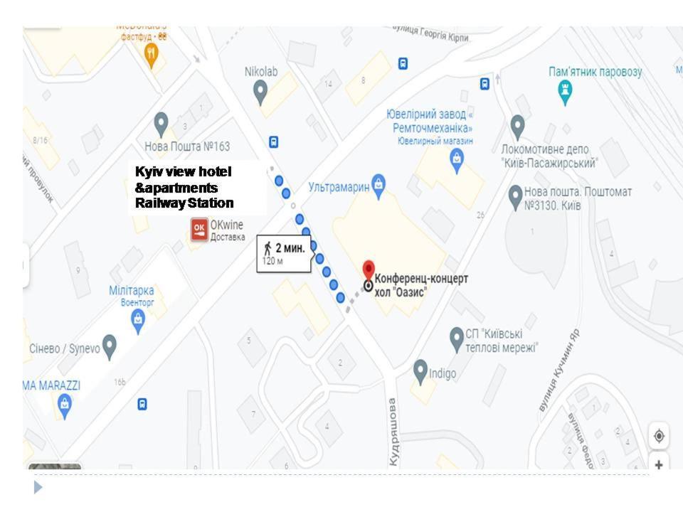 View Smart Apartment Kvartet Railway Station 4D Kyiv Exterior foto