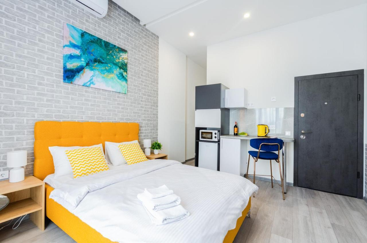 View Smart Apartment Kvartet Railway Station 4D Kyiv Exterior foto